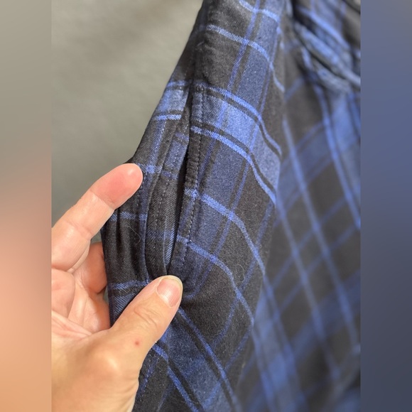GAP Blue Plaid Flannel Skirt - Picture 11 of 13